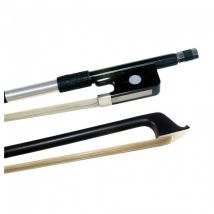 Glasser Fibreglass Viola Bow Half-Lined Frog Nickel Wire Grip 4/4