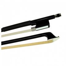 Glasser Fibreglass Cello Bow Half-Lined Frog Leatherette Grip 4/4