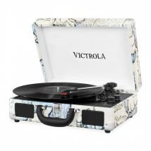 Victrola Journey Turntable with BT and Built-In Speakers Map Print