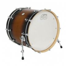 DW Design Series 22 x 18" Bass Drum Gloss Lacquer Tobacco Burst