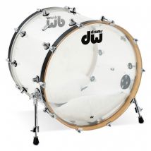 DW Design Series 22 x 18" Bass Drum Seamless Acrylic Clear