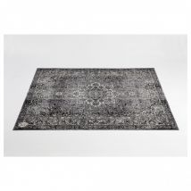 Drum n Bass Vintage Persian Stage Drum Rug Grey