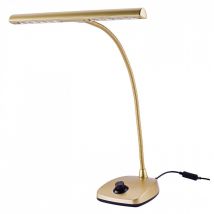 K&M 12298 LED Piano Lamp Gold EU Plug