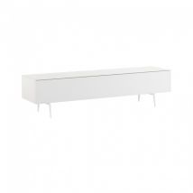 Spitfire Design Studio AV1650S Slim TV Cabinet White