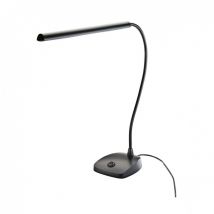 K&M 12296 LED Piano Light Black UK Plug