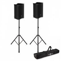 Mackie SRT212 12" Active PA Speaker Pair with Stands