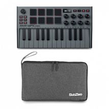 Akai Professional MPK Mini MK3 MIDI Keyboard Grey with Subzero Bag
