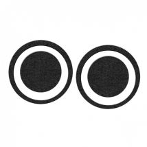 Kickport Black Eye Impact Pad - Pair