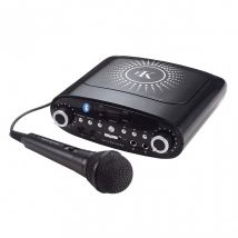 Easy Karaoke Bluetooth Karaoke Machine & 1 Microphone Black