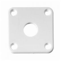 Allparts Jackplate for Electric Guitar White