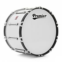 Premier Marching Parade 24” x 14” Bass Drum White