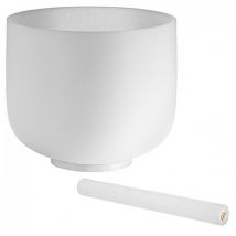 Meinl 10" Crystal Singing Bowl & Coated Rod Navel Chakra