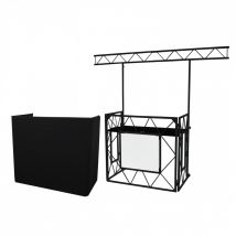 Equinox Complete Truss DJ Booth Matt Black