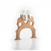 WMutes Metal Cello Practice Mute Bright Silver