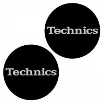 Technics Slipmat Simple 2 Silver on Black