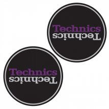 Technics Slipmat Duplex 3: Silver/Purple Mirror on Black