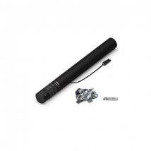 50cm Electric Confetti Cannon Metallic Silver