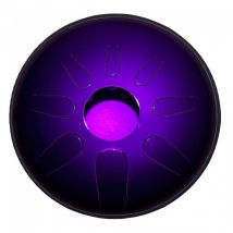 Idiopan Domina 12 Tunable Steel Tongue Drum Royal Purple
