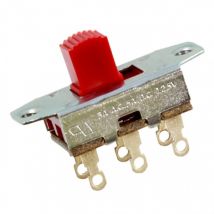 Switchcraft Slide Switch On-On Red