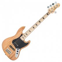 Vintage VJ75 Reissued 5 String Bass Natural Ash