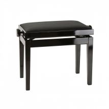 K&M 13961 Piano Bench Velvet Gloss Black