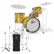 Gretsch Catalina 20 4pc & DW 6000 H/W Yellow Satin Flame