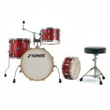 Sonor AQX 18 Jazz Shell Pack w/Free Throne Red Moon Sparkle