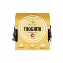 Mogami TRS Jack - XLRM Cable Neutrik Black and Gold Connectors 10m