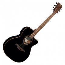 Lâg Tramontane 118 Slim Auditorium Electro Acoustic Black Gloss
