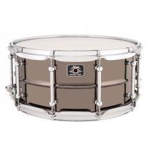 Ludwig Universal 13 x 7 Black Brass Snare Drum Chrome Hardware