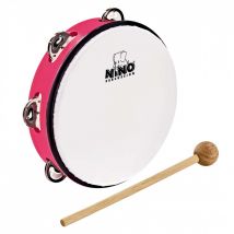 Nino by Meinl 8" ABS Tambourine Strawberry Pink
