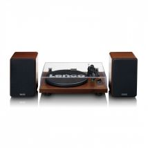Lenco LS-600 Turntable and Speaker Bundle with Bluetooth