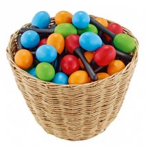 Nino by Meinl Egg Maracas Shaker Assortment 48 Pieces