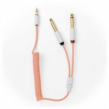 MyVolts Candycords 3.5mm to 6.35mm Mono Y-Cable - 40cm Sunset