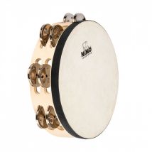 Nino by Meinl 8" Headed Wood Tambourine 2 rows