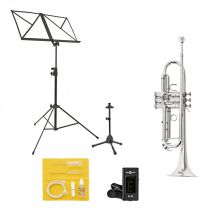Besson BE110 New Standard Trumpet Package Silver Plated