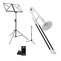 pBone Plastic Trombone Package White