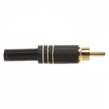 Stagg Male RCA Plug Black/White