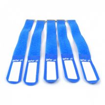 Gafer PL Tie Straps 25x400mm (5 Pack) Blue