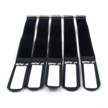 Gafer PL Tie Straps 25x400mm (5 Pack) Black