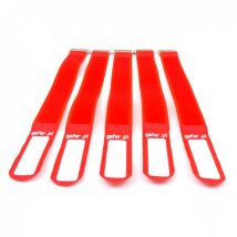 Gafer PL Tie Straps 25x400mm (5 Pack) Red