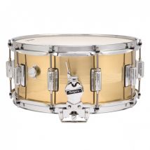 Rogers Dyna-Sonic 7 Line 14 x 6.5 Natural Brass Snare Drum