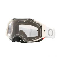 Masque cross AIRBRAKE MX TUFF BLOCKS WHITE CLEAR OAKLEY