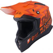 Casque cross DIRT ORANGE PULL-IN