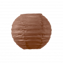 Boule papier 10cm Chocolat