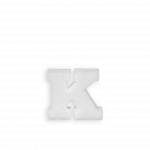 Lettre K en Polystyrène 10cm
