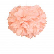 Pompons Pêche 30cm x2