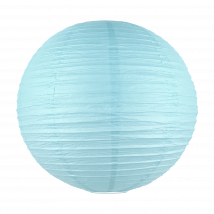 Boule papier 50 cm Bleu Ciel