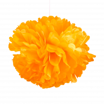 Pompons Orange 50cm x2