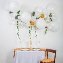 Kit Arche de Ballon Blanc Tropical